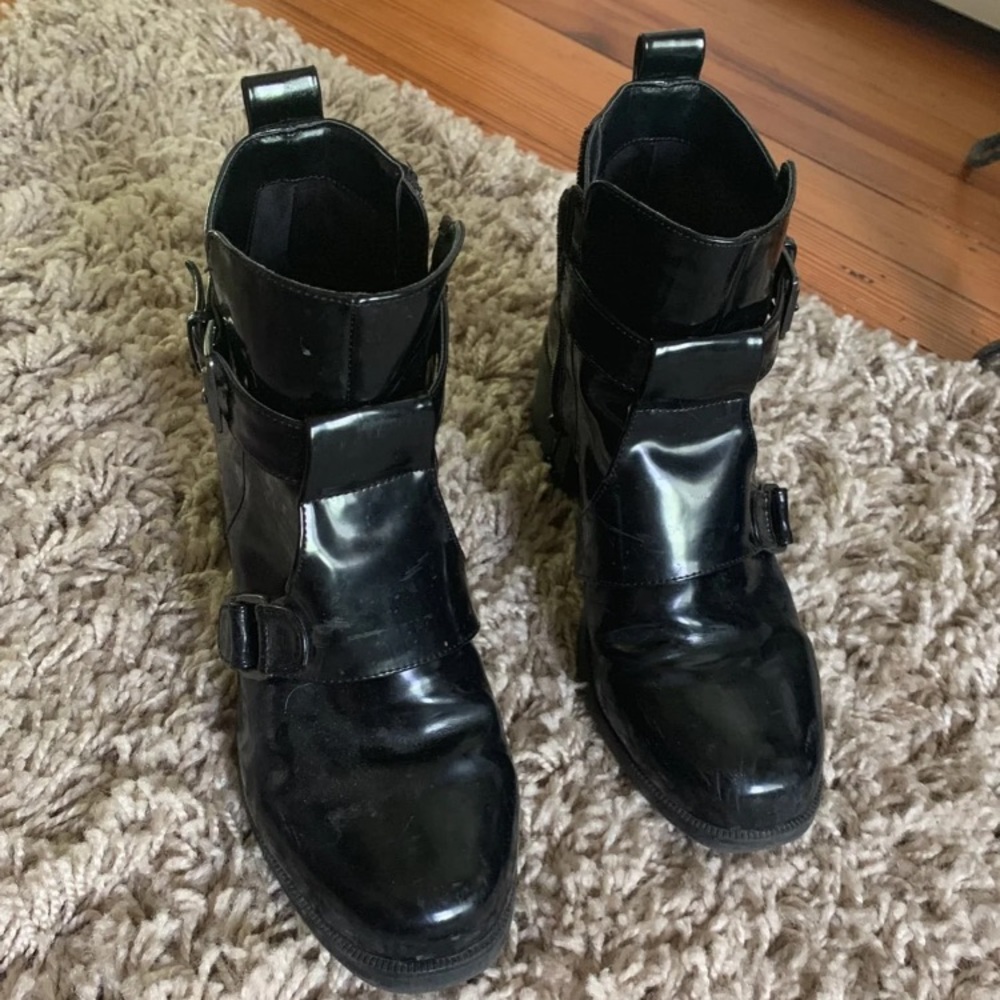 Leather booties - Picture 3 of 3